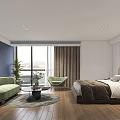 Modern Apartment Duplex Apartment 3d model
