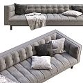 Modern Multi-Person Sofa Sofa Two-Person Sofa Casual Sofa Living Room Sofa Leather Sofa Corner Sofa 3d model