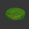 Freshly Baked Cinnamon Roll with Swirled Layers and Golden Brown Crust