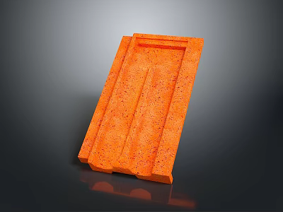 Broken tiles, rubble, broken tiles, daily necessities 3d model