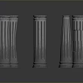 Columns Stone Columns Stone Columns Old Columns Roman Columns Roman Columns Classical Columns Greek Columns 3d model
