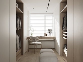 Modern Cloakroom 3d model