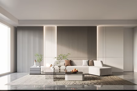 Modern Living Room Sofa Combination 3d model