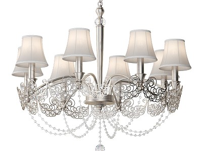 Vintage chandelier collectible penna 3d model