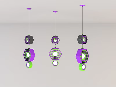 Cartoon children's chandelier 3d model Cartoon children's chandelier 3d model