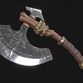 Tomahawk Game Axe Ares Axe Mountain Axe Pangu Axe Cold Weapon Low Face Number Low Model Simple Model Video Level Super Realistic 3d model