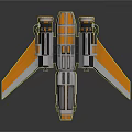 Modern Spaceship Spacecraft 3d model