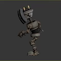Robot Assistant Small Robot Butler Robot Butler Figure Game Figure 3d model