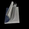 The Art of War Ancient Chinese Military Strategy Book With Blue Cover And Traditional Illustration