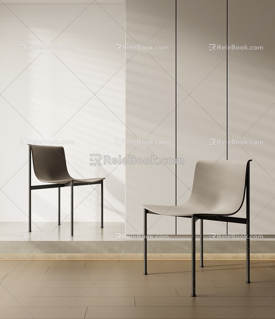 Dining Chair Single Chair 3d model