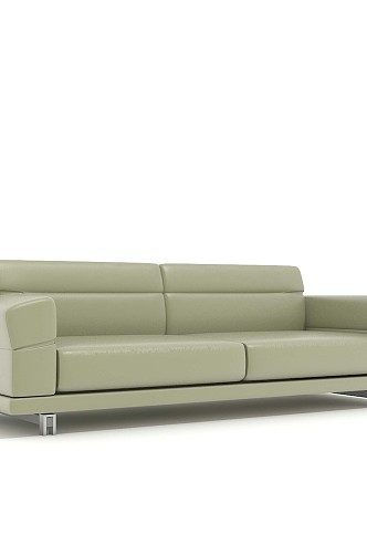 Sofa Office Sofa Three-seat Sofa 3d model