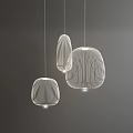 Modern Spiral Crystal Chandelier With Illuminated Ring Design For Interior Decor