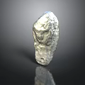 Natural Stone with Rough Surface and Grayish White Color for Decorative Use