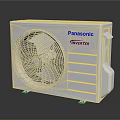 Panasonic Inverter Air Conditioner Fan with White Exterior and Efficient Cooling Performance