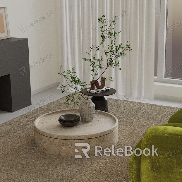 Modern coffee table model