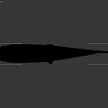 Gray Fish With Scales And Fins On Plain Gray Background