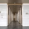 Elevator hall 3d model
