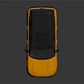 Yellow SUV with Black Roof Modern Exterior Design and Sleek Headlights