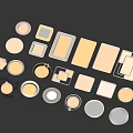 Modern Ceiling Lights With Various Shapes And Different Sizes For Interior Lighting