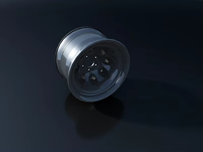 Car Wheel Silver Alloy Stylish Spoke Design For Modern Automotive Use 3d model
