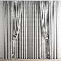 Beige Curtains With White Sheer Layers For Light Filtering Home Decor