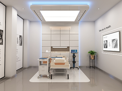 Modern treatment room 3d model