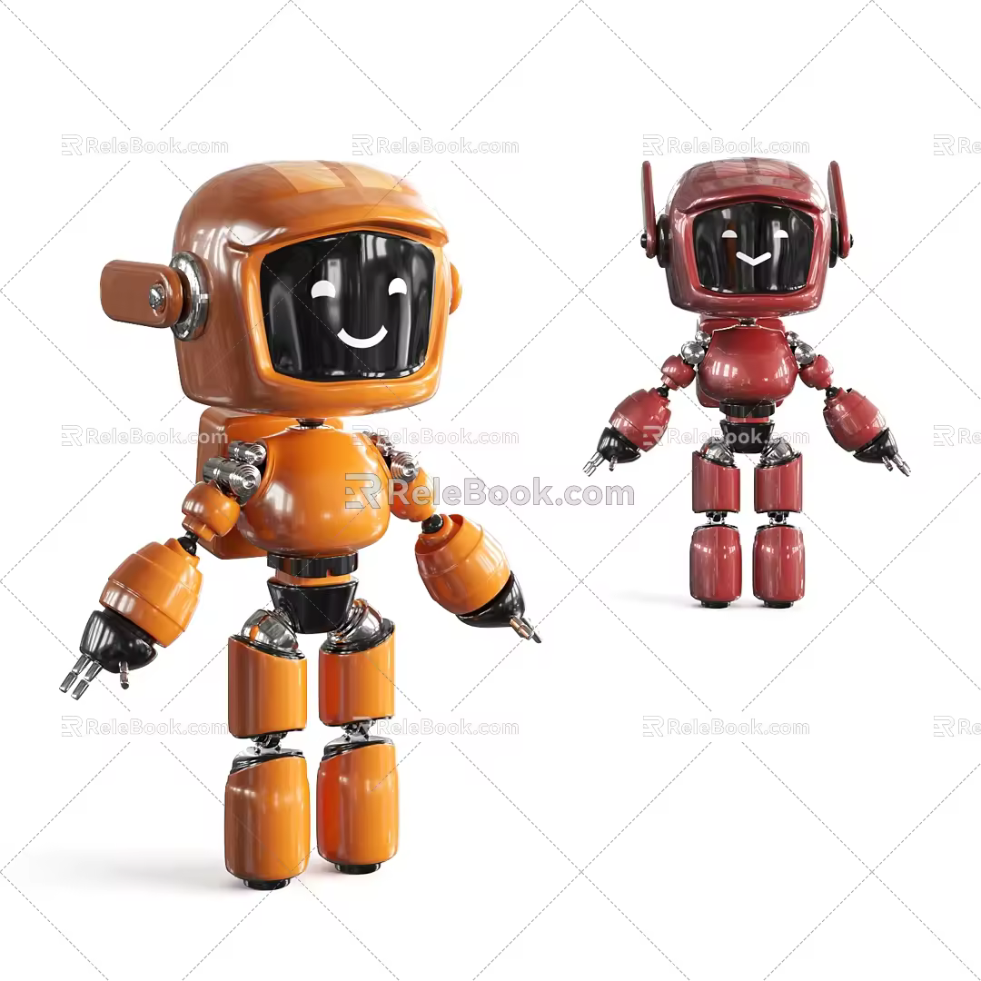 Modern Robot Toy 3d model