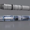 Axial Jet Engine Turbofan Engine Aircraft Engine Jet Engine Turbine Turbofan Engine Aero Engine Industrial Equipment 3d model