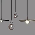 Modern chandelier 3d model