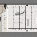 DAMIXS Modern Clothing Store Interior With Glass Windows Mannequins Display Counters And Display Areas