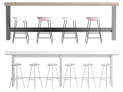 Modern Bar Stool 3d model