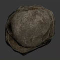 Stacked Natural Stone Pieces With Rough Textured Surface And Gray Color