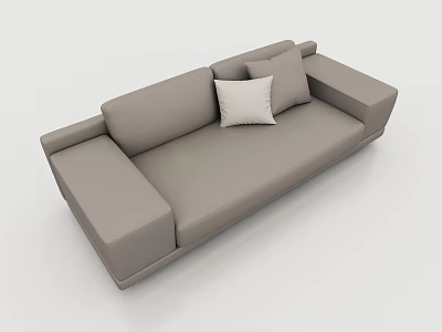 Malerba double sofa leisure sofa 3d model