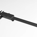 Professional Industrial Equipment Vernier Caliper For Precision Measurement With Black Metal Design
