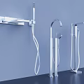 Sleek Modern Chrome Faucets With Wall Mounted And Freestanding Designs