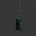 Professional Black Walkie Talkie With Long Antenna For Communication Needs