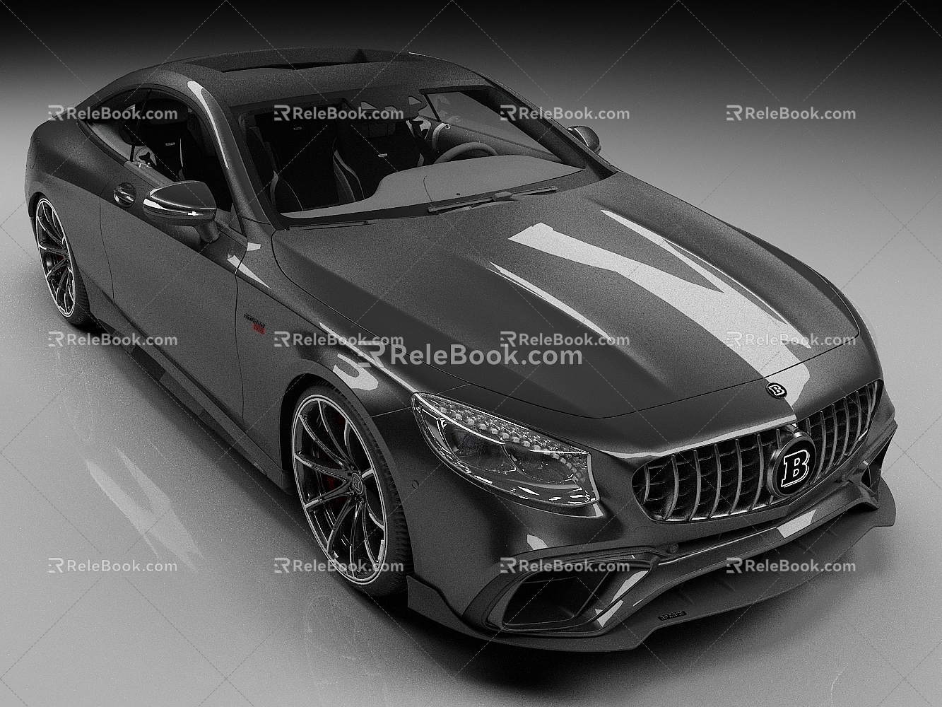 Mercedes-Benz S63 Sedan Car Luxury Car 3d model