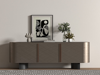 Modern Entrance Cabinet Side Cabinet 3d model