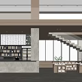 Book Art Inspired Modern Interior Design With Wooden Bookshelves Staircase And Green Plants