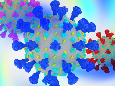 Advanced Medical Devices Used for Virus Detection and Microscopic Analysis 3d model