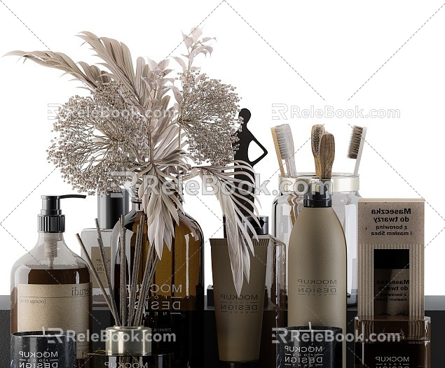 Toiletries 3d model