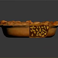 Delicious Golden Sliced Pumpkin Pie With Decorative Cutouts And Flaky Crust