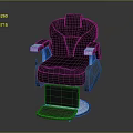 Comfortable Modern Black Leather Massage Chair With Ergonomic Armrests And Footrest Design