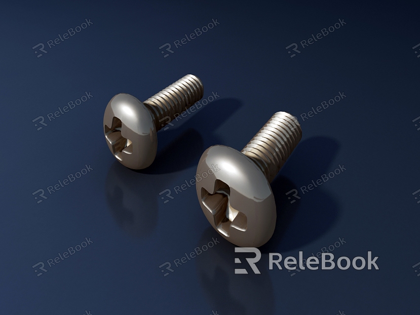 Modern Screw Hardware Phillips Screw model