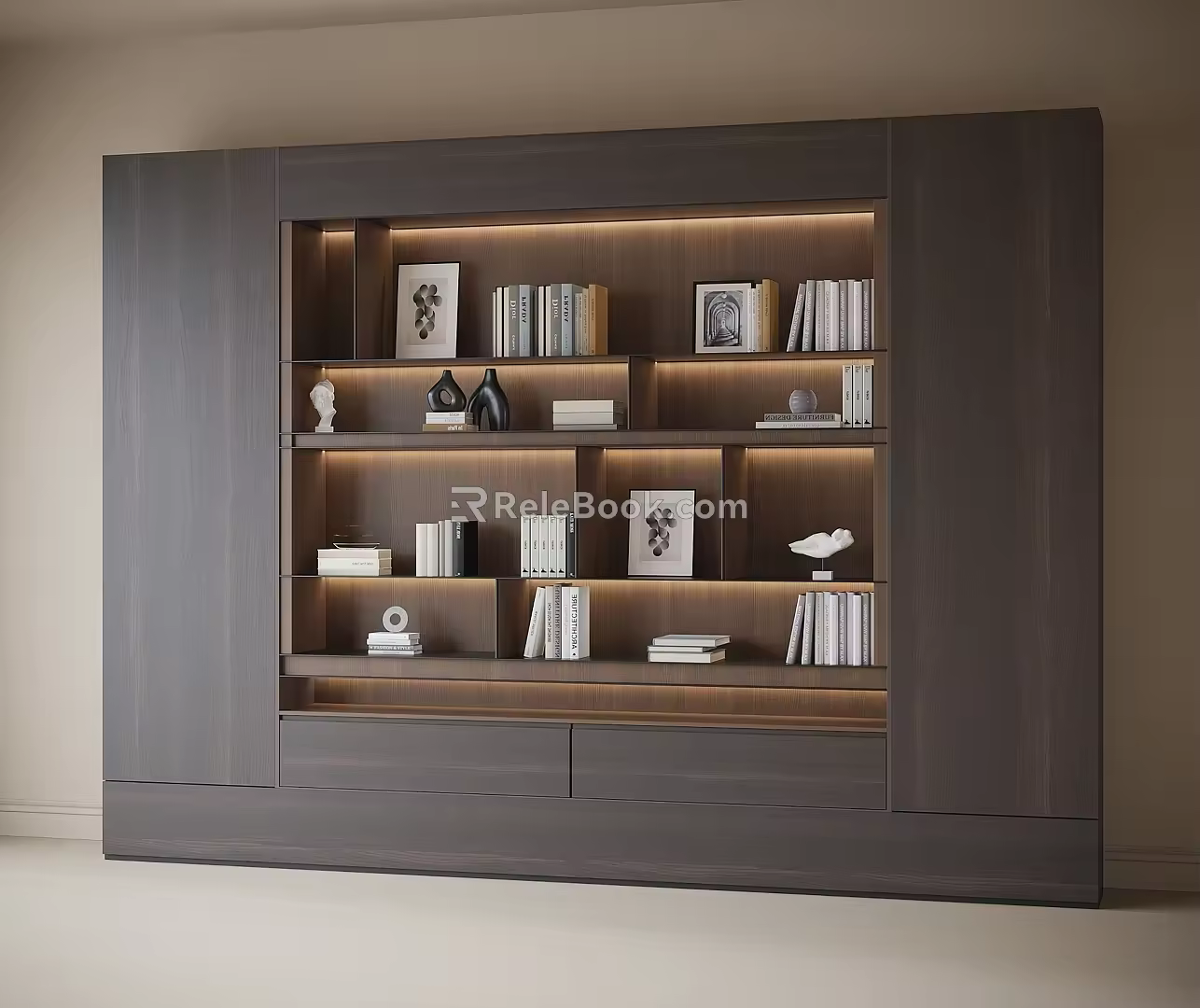 Modern Bookcase Office Bookcase 3d model