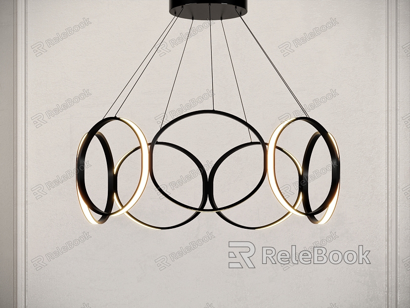 Chandelier Round Chandelier Ring Chandelier Chandelier Decorative Chandelier model