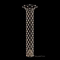 Elegant Decorative Light With Woven Mesh Design Soft Glow For Modern Home Interior 3d model