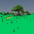 Cartoon Mountain Cartoon Mountain Cartoon Material Animation Scene Q Version Scene Forest Scene Q Version Cartoon Image Low Polygon low pol 3d model