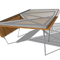 Modern gallery frame Special-shaped gallery frame 3d model