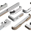 Modern Stylish Bar Counter Designs With Wooden White Structures And Various Shapes